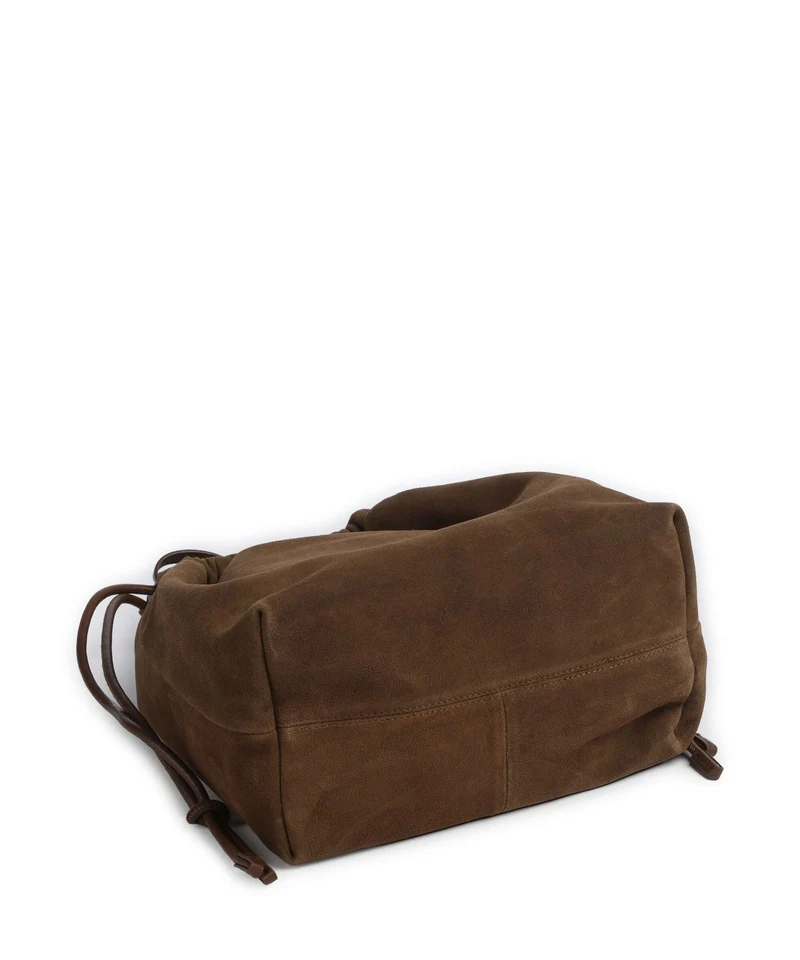 Liebeskind Lya Suede M Bucket bolso de mano safari
