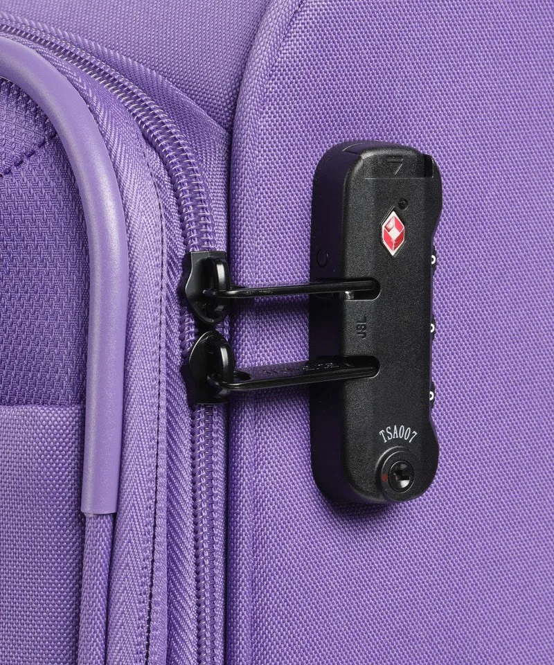 Travelite Rügen Juego de maletas (4 ruedas) lila