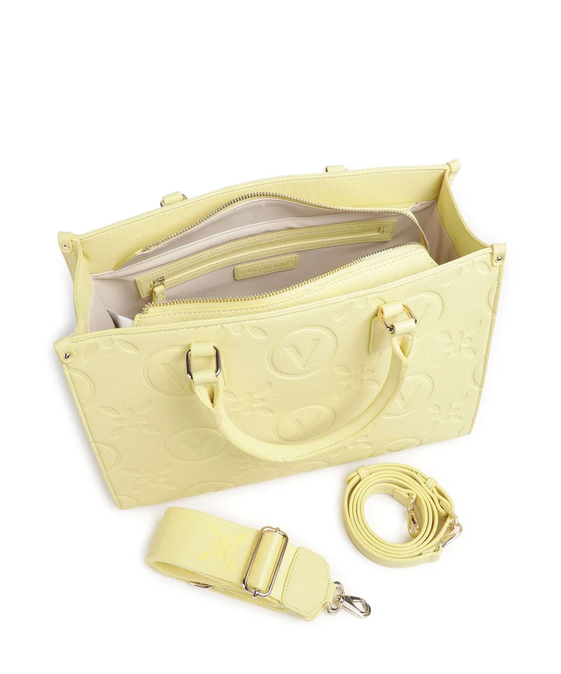 Valentino Bags Samba Re Bolso de mano giallo
