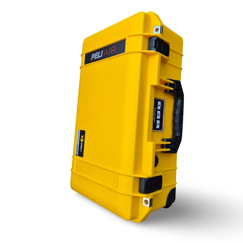Peli Air 1535 Yellow & Black Bundle – Case + Bottom Organiser + Lid Pouch Organiser