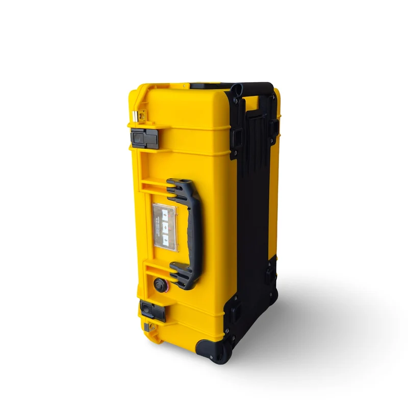 Peli Air 1535 Yellow & Black Bundle – Case + Bottom Organiser + Lid Pouch Organiser