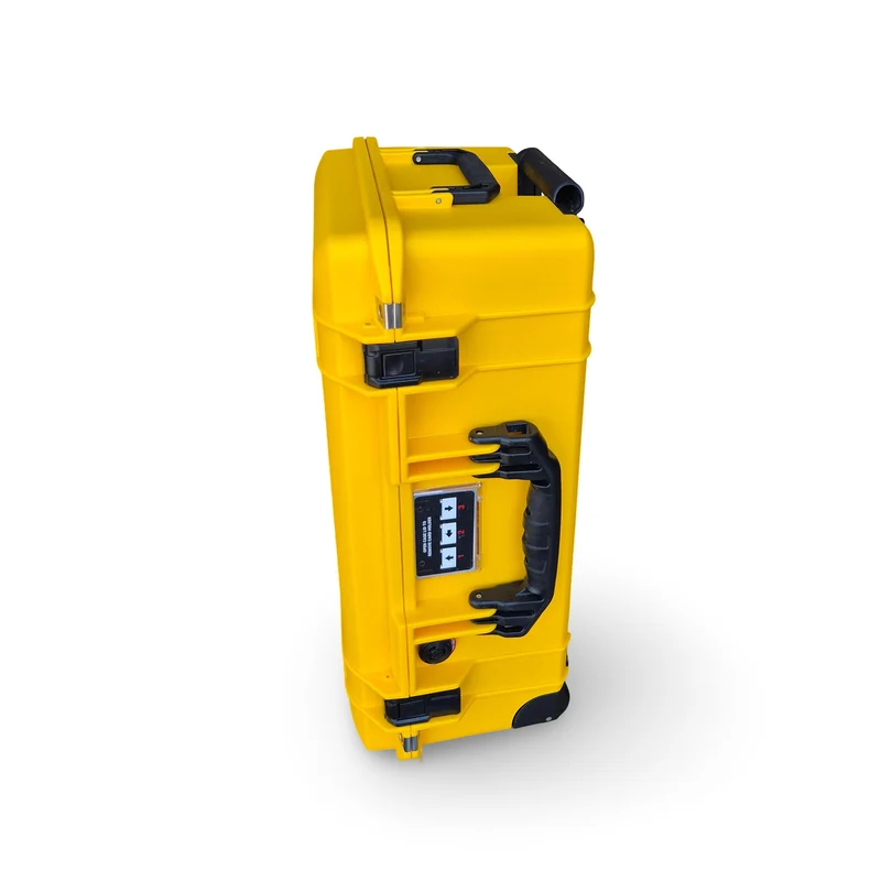 Peli Air 1535 Yellow & Black Bundle – Case + Bottom Organiser + Lid Pouch Organiser