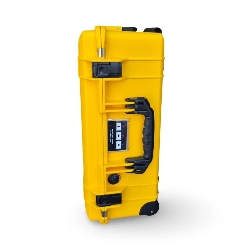 Peli Air 1535 Yellow & Black Bundle – Case + Bottom Organiser + Lid Pouch Organiser