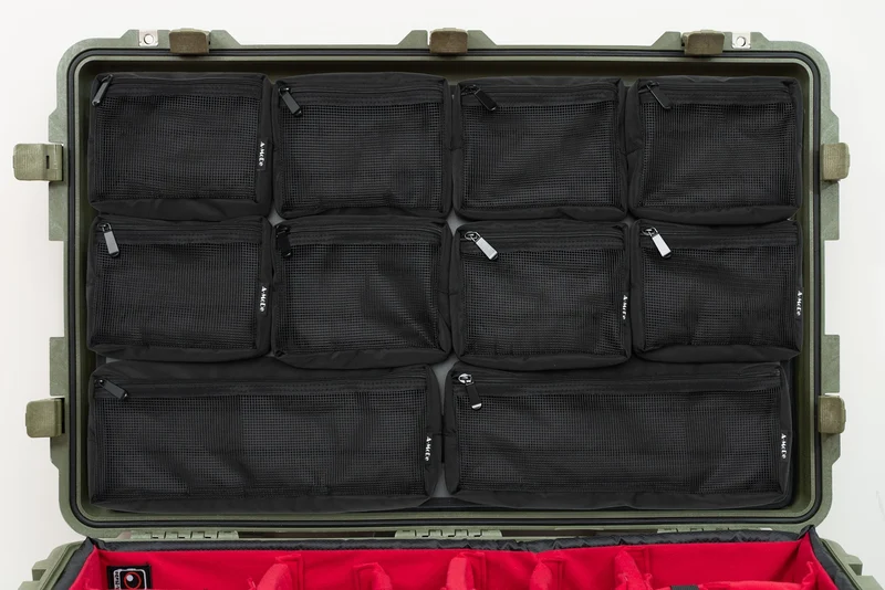 Peli 1650 OD Green Bundle – Case + Lid Organiser LID1650MC10 + Interior of Your Choice