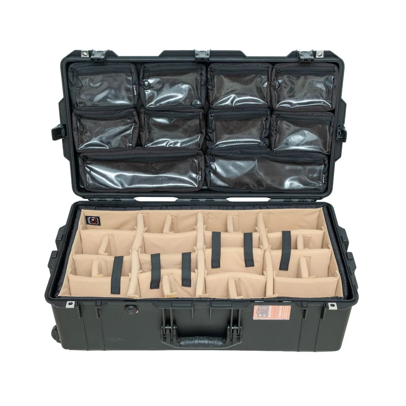 Peli Air 1615 Bundle – Case + Lid Organiser LID1615MC10 + Interior of Your Choice