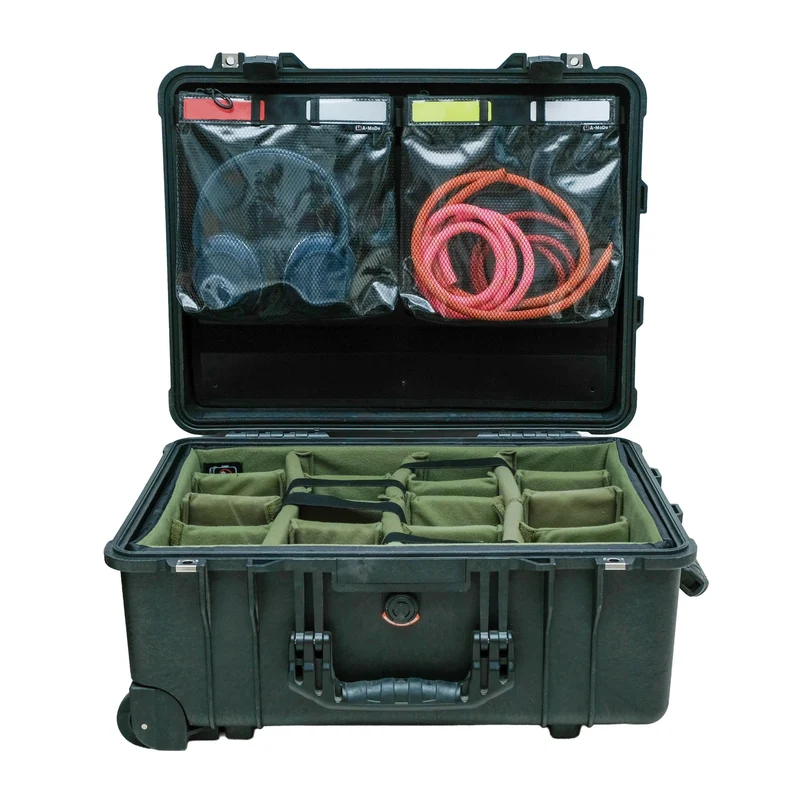 Lid Organizer with 2 Large Mesh Pouches for Peli Air 1535, Peli 1510 & IM2500