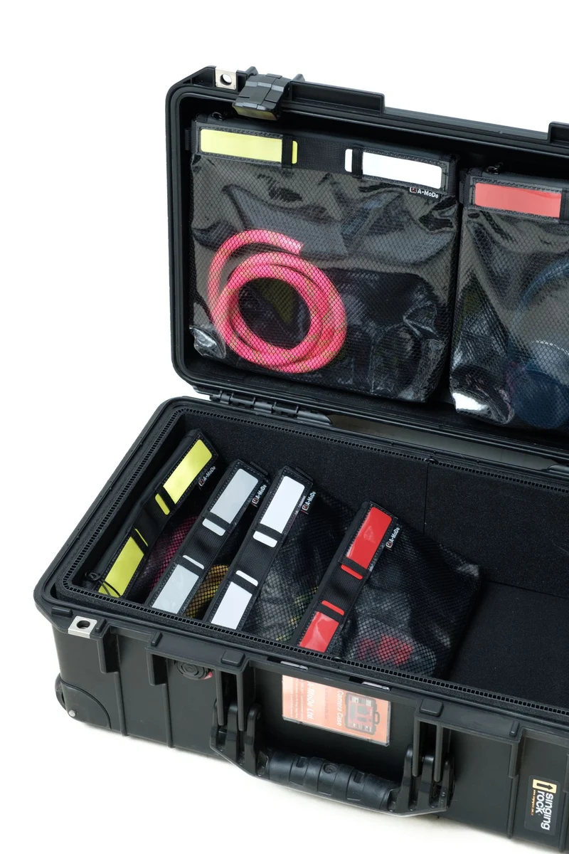 Lid Organizer with 2 Large Mesh Pouches for Peli Air 1535, Peli 1510 & IM2500