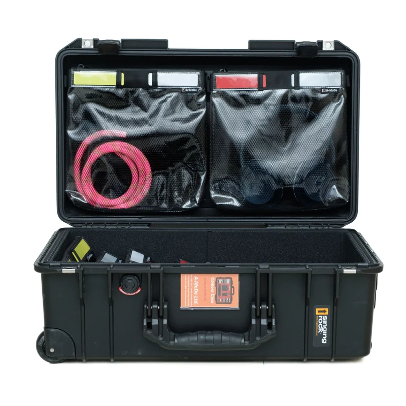 Lid Organizer with 2 Large Mesh Pouches for Peli Air 1535, Peli 1510 & IM2500