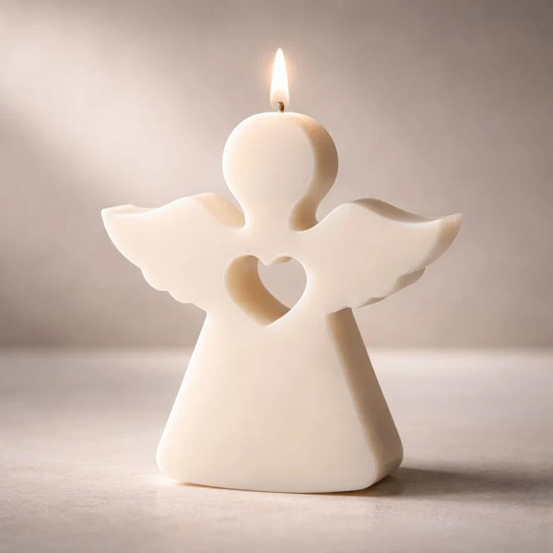 Angelito corazón (molde de silicona)