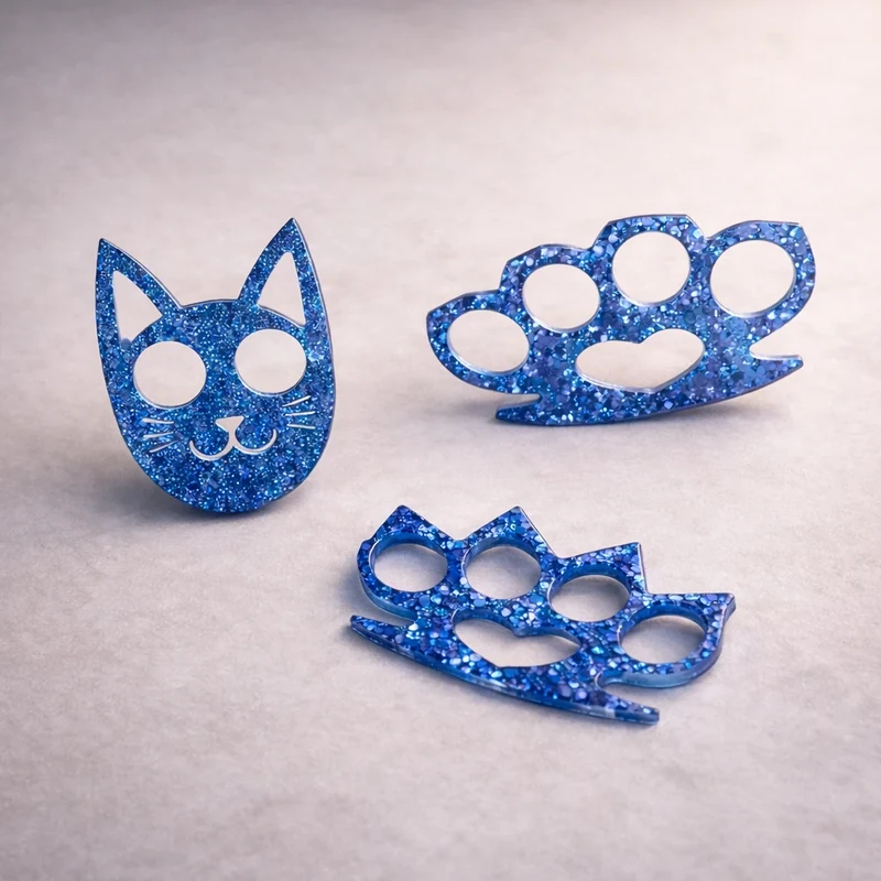Gato de autodefensa / puño / piña americana (molde de silicona)