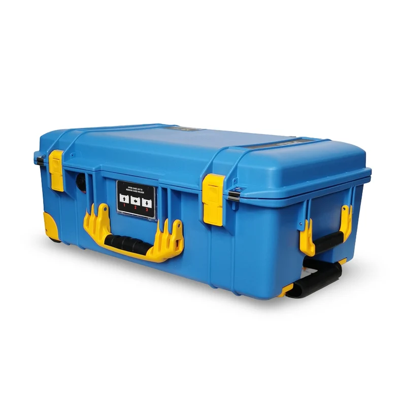 Peli Air 1535 Carry-On Peli Case Blue with Yellow