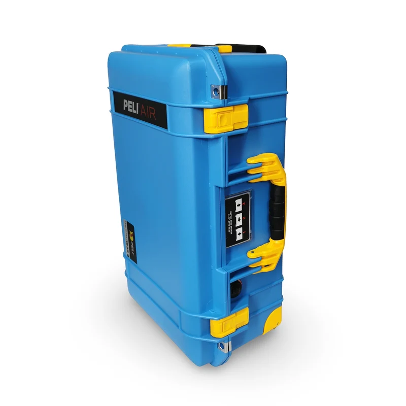 Peli Air 1535 Carry-On Peli Case Blue with Yellow