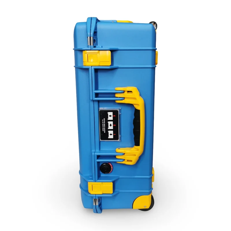Peli Air 1535 Carry-On Peli Case Blue with Yellow