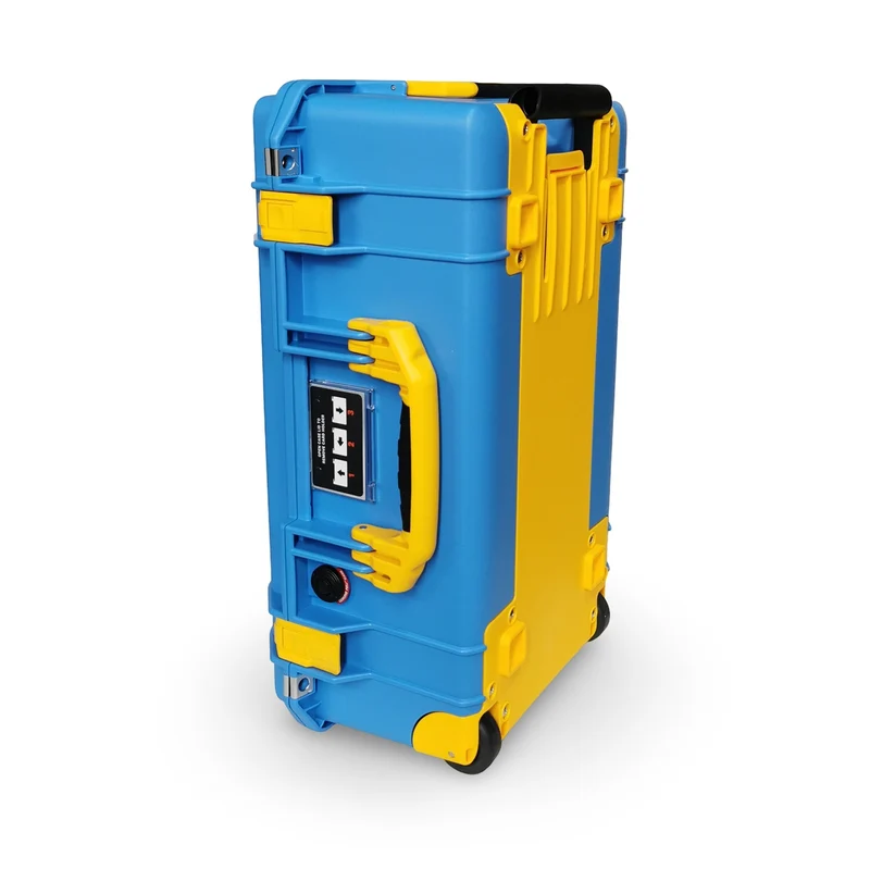 Peli Air 1535 Carry-On Peli Case Blue with Yellow