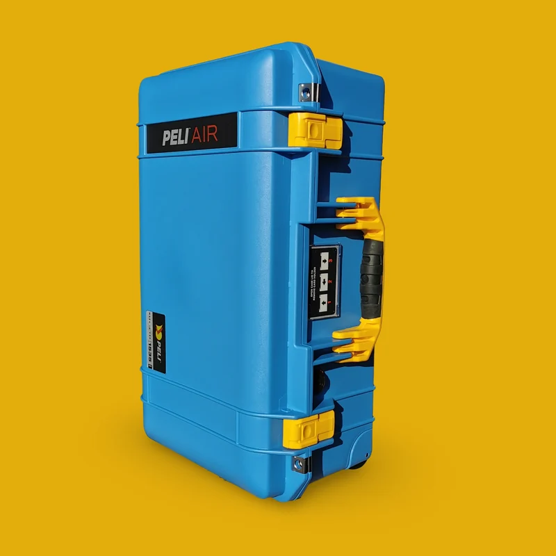Peli Air 1535 Carry-On Color Case Blue with Yellow Details