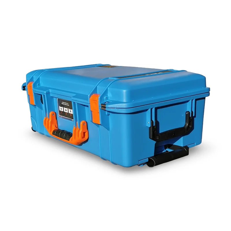 Peli Air 1535 Carry-On Color Case Blue with Orange Details