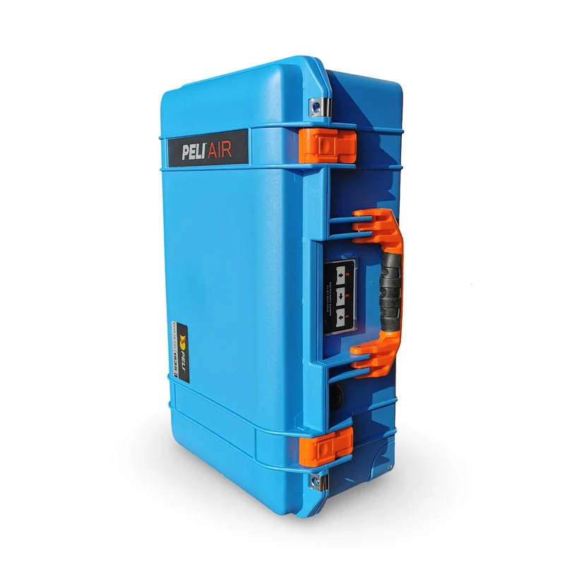 Peli Air 1535 Carry-On Color Case Blue with Orange Details