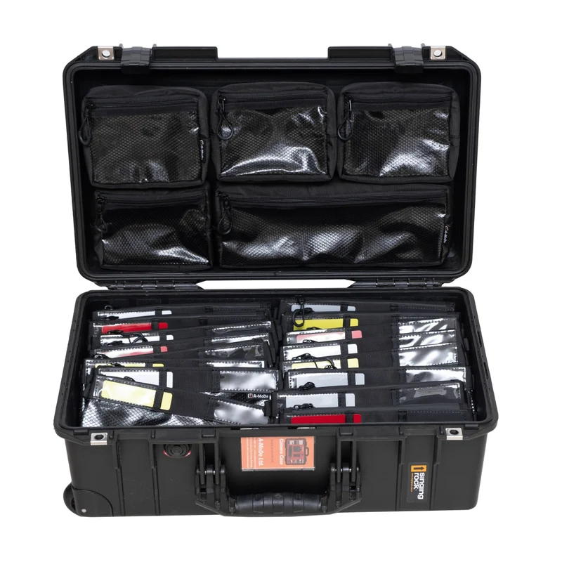 Transparent Lid Pouch Mesh Organizer for Peli Air 1535 Peli 1510