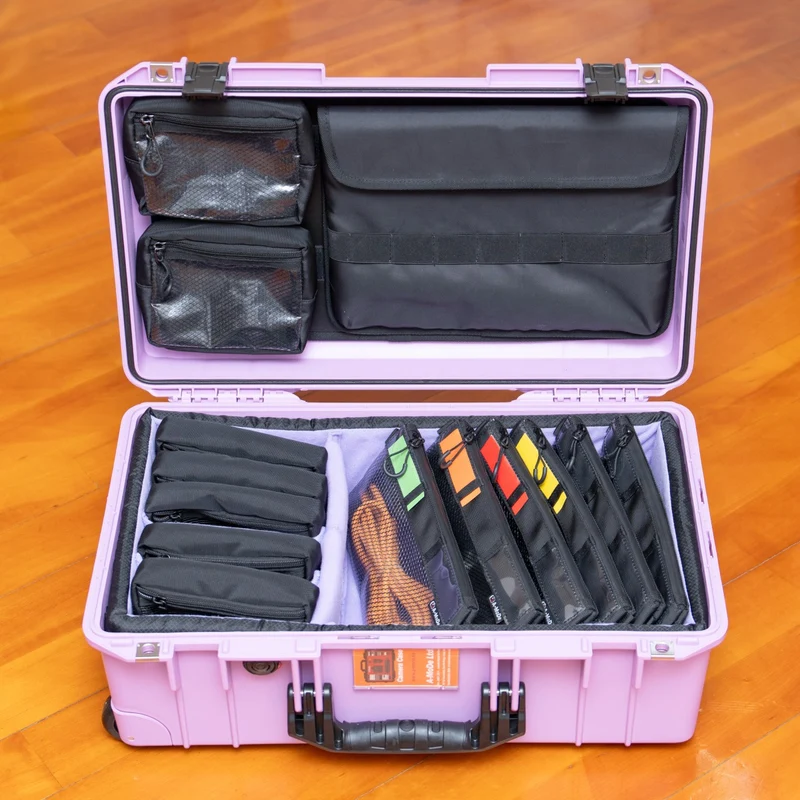 Laptop 13-14" Lid Organizer with Pouches for Peli Air 1535 Peli 1510