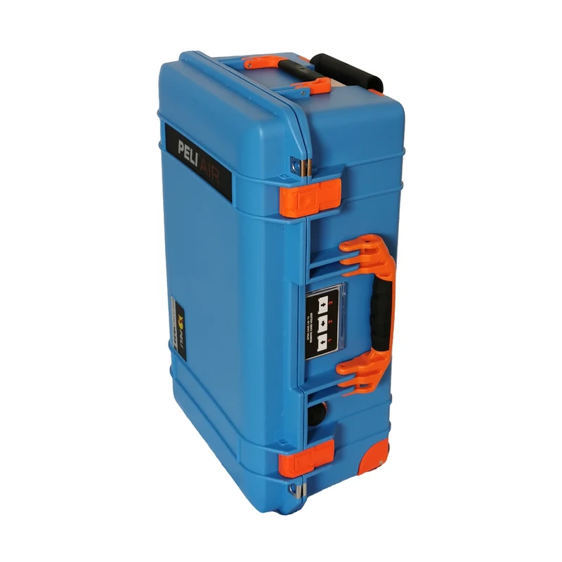 Peli Air 1535 Carry-On Color Case Blue with Orange