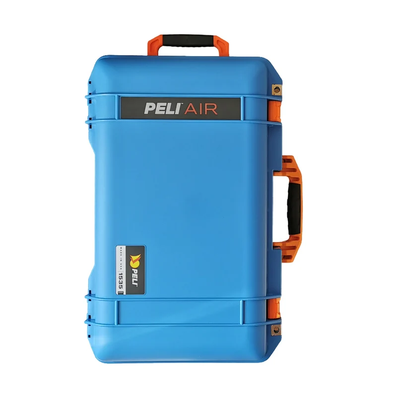 Peli Air 1535 Carry-On Color Case Blue with Orange
