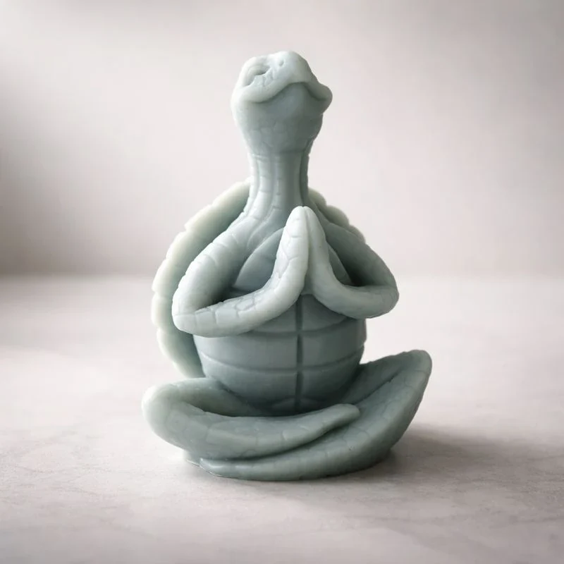 Tortuga meditando / Yoga (Molde de silicona)