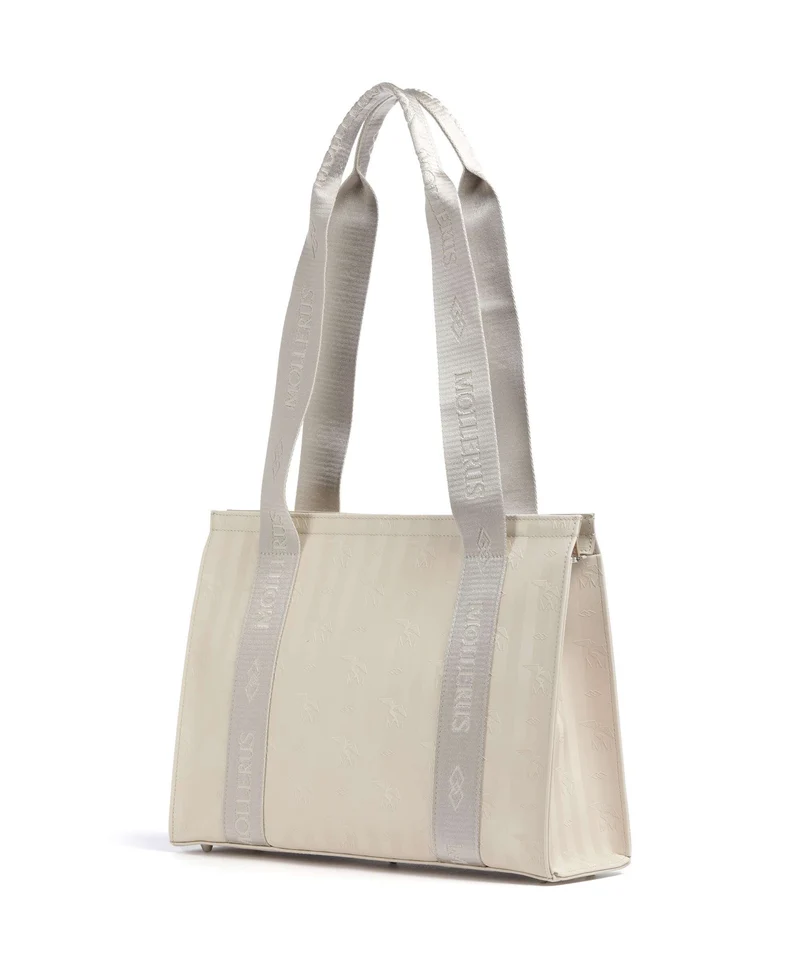 Maison Mollerus Vinerus Berlin Bolsa shopping pearl weiss