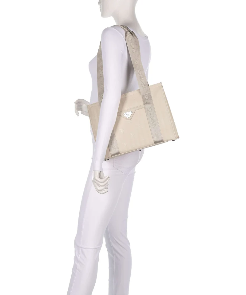 Maison Mollerus Vinerus Berlin Bolsa shopping pearl weiss