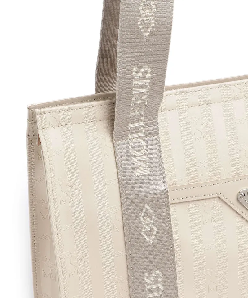 Maison Mollerus Vinerus Berlin Bolsa shopping pearl weiss