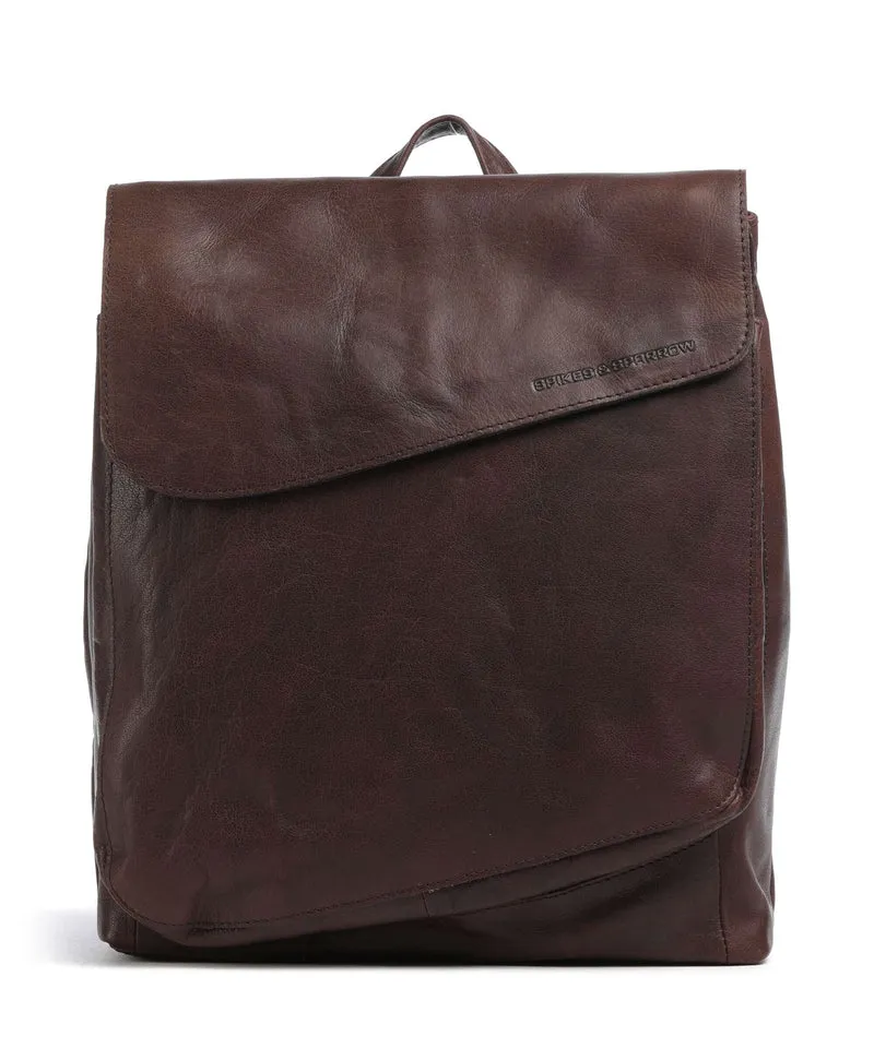 Spikes & Sparrow Bronco Tina Mochila dark brown