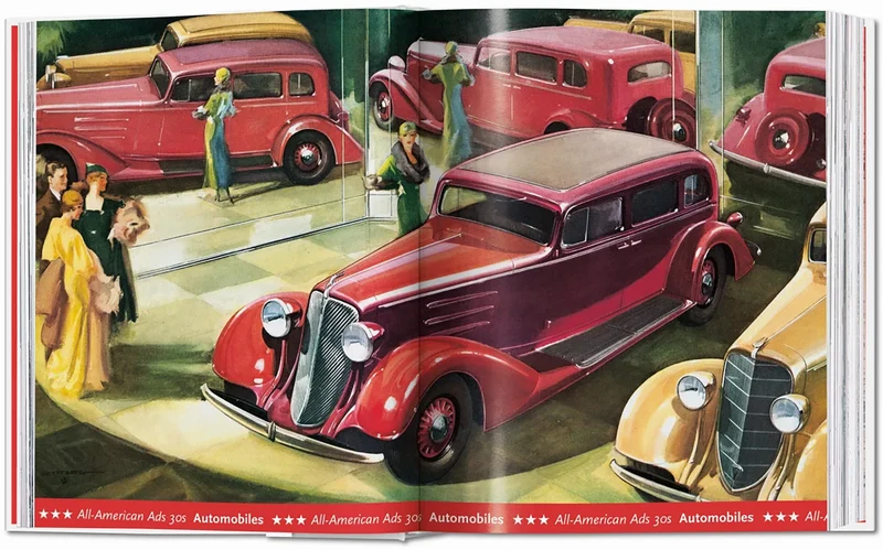 Libro All American Ads Of The 30s. (english)