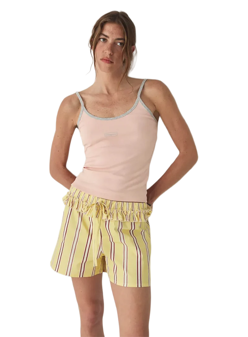 Pantalones cortos Boxer Caos Striped Poplin