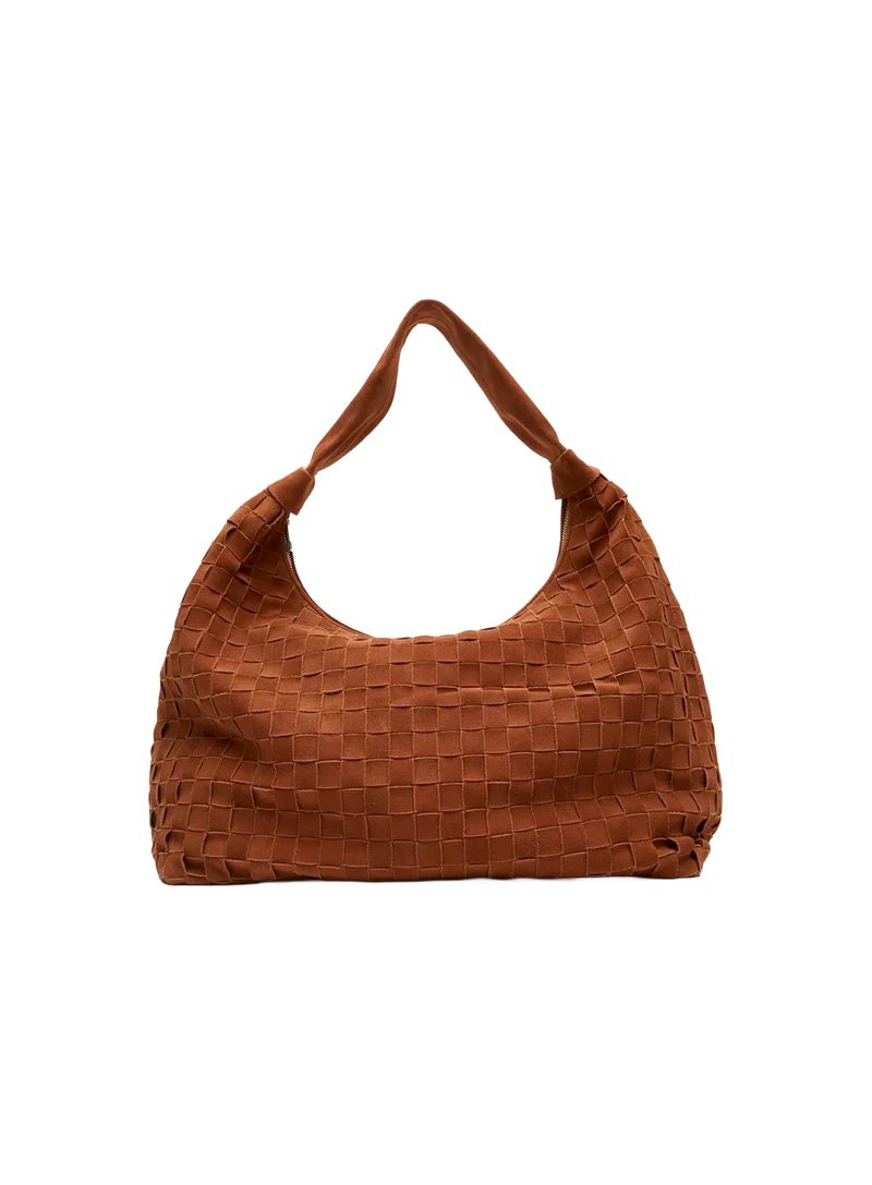 Bolso Maxi Dandy Braided Suede