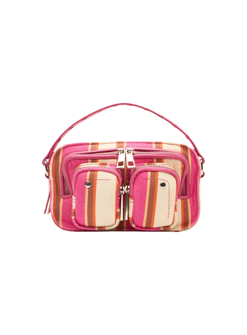 Bolso Helena Canvas Fuschia Stripes