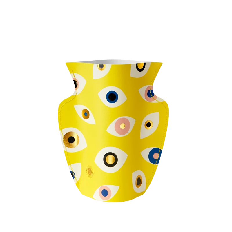 Paper Vase Nazar (yellow)