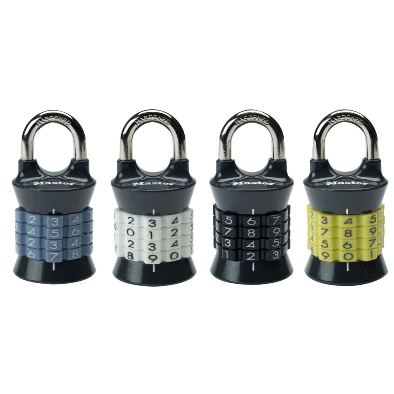 37mm wide set your own combination padlock; assorted colours