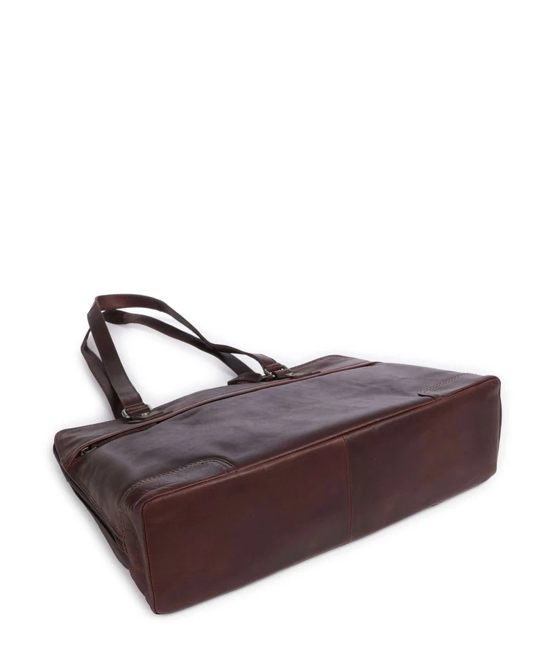 The Chesterfield Brand Wax Pull Up Cow Branson Bolso de hombro brown