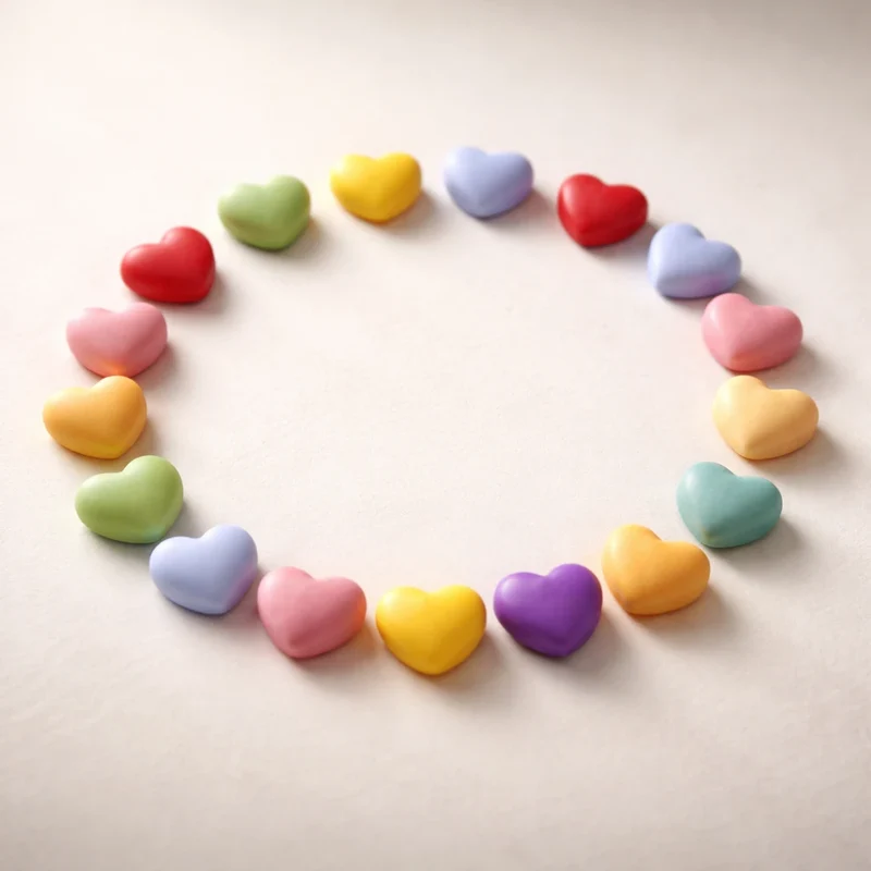 Corazones x20 (Molde de silicona)