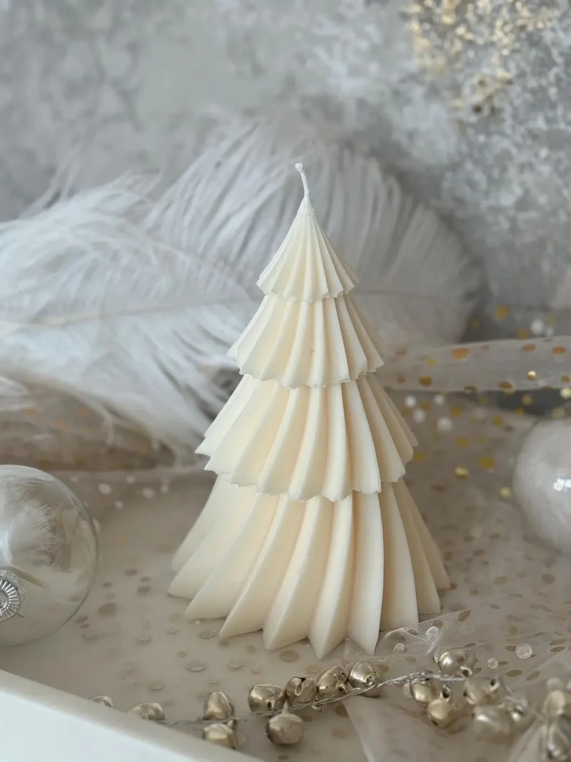 Árbol / Pino Navideño Torneado grande (Molde de silicona)