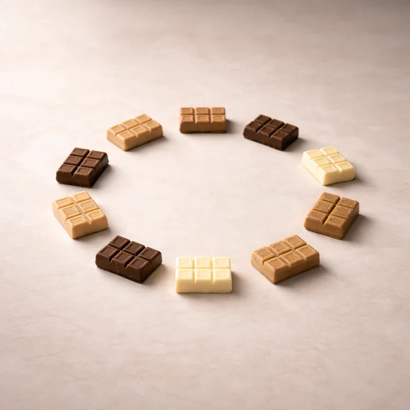 Mini barritas de chocolate (Molde de silicona)
