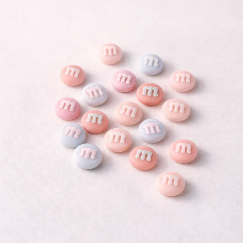 Chocolates / Golosina M&M x 4 (Molde de silicona)