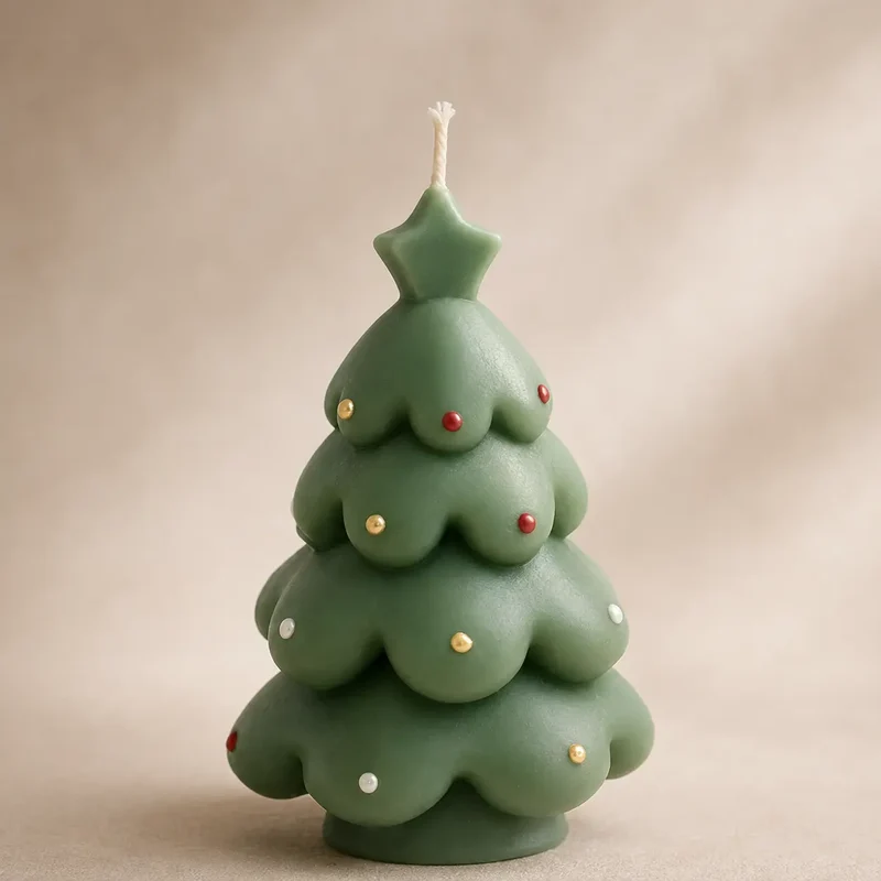 Árbol / Pino Burbujas Navideño (Molde de silicona)