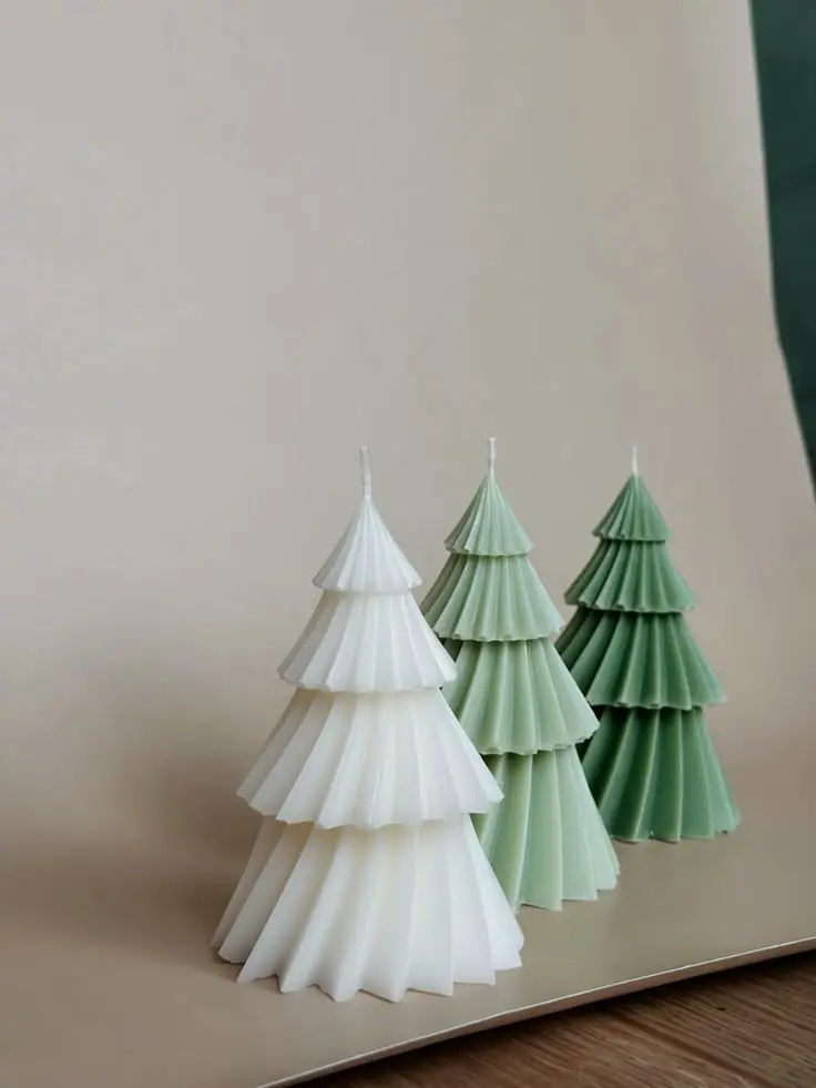 Árbol / Pino Torneado Navideño (Molde de silicona)