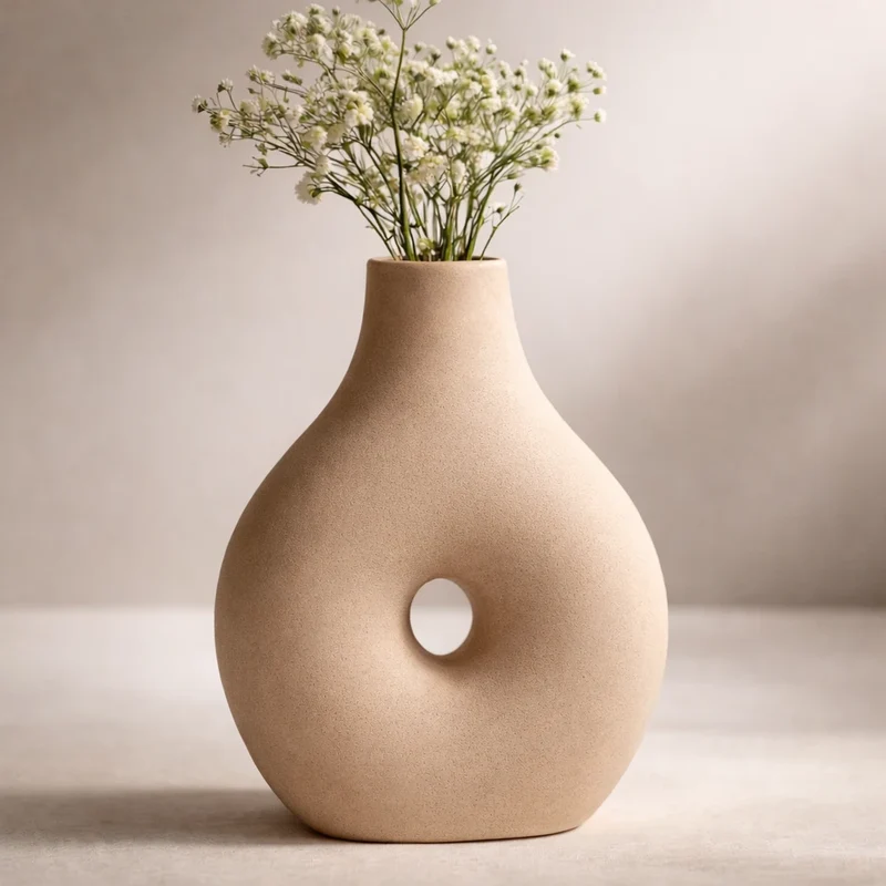 Jarrón / florero Argolla (Molde de silicona)
