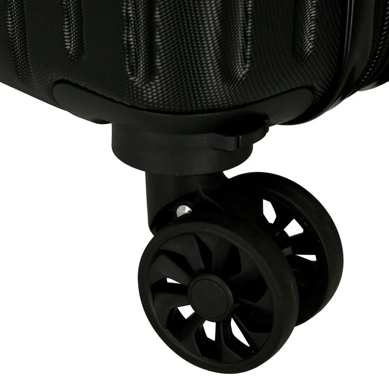 5556320 TROLLEY ABS 40CM. 4R. EXTRAIBLES. MOVOM TIMBER NEGRO