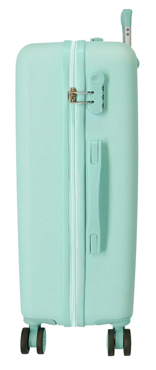 3051241 TROLLEY ABS 68CM. 4R. MOVOM I LOVE SEA LIFE TURQUESA