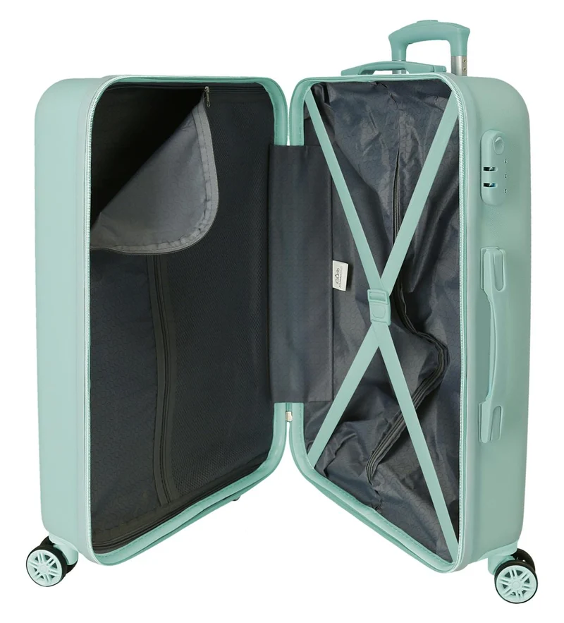 3051241 TROLLEY ABS 68CM. 4R. MOVOM I LOVE SEA LIFE TURQUESA