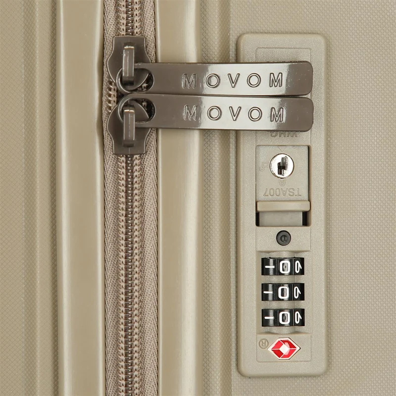 5519425 SET/3 TROLLEY PP. 56-66-76CM. 4R. MOVOM MOON TAUPE