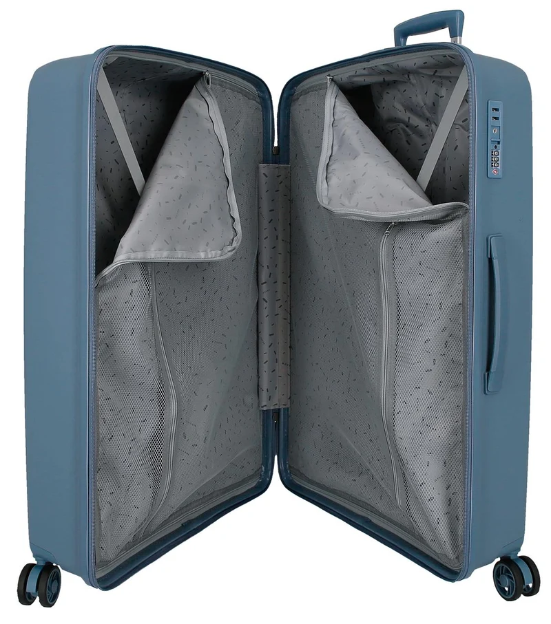 5519423 SET/3 TROLLEY PP. 56-66-76CM. 4R. MOVOM MOON AZULON