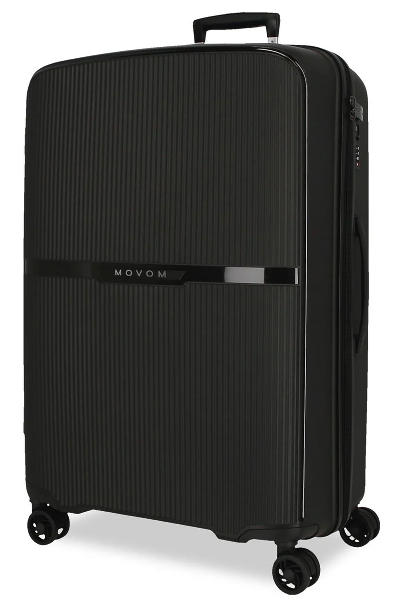 5518821 TROLLEY PP. 66CM. C/EXP. 4R. MOVOM MOON NEGRO